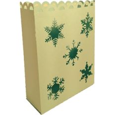 multi snow flake luminaria