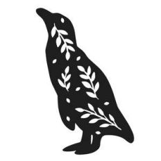christmas foliage penguin
