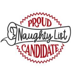 proud naughty list candidate