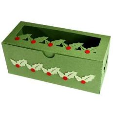 holly cookie box