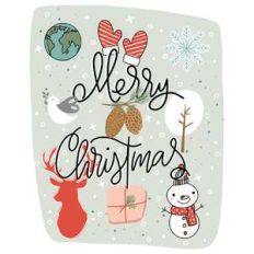 merry christmas green
