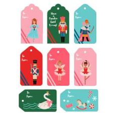 nutcracker christmas gift tags
