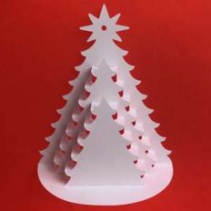 x-mas tree popup decoration