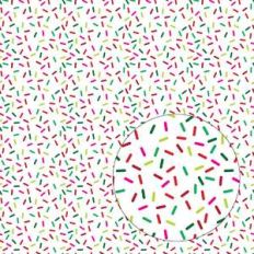 christmas confetti sprinkles seamless pattern