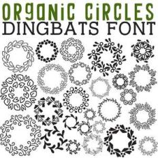 cg organic circles dingbats
