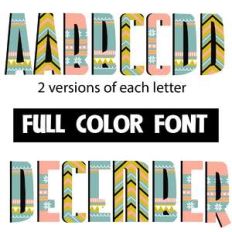 december color font