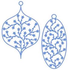 star sprig baubles