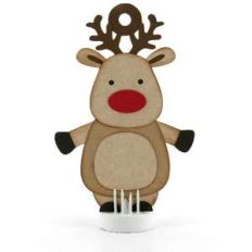 christmas tag reindeer