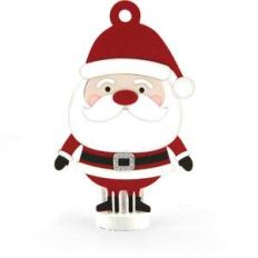 christmas tag santa
