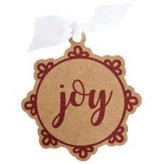 joy gift tag