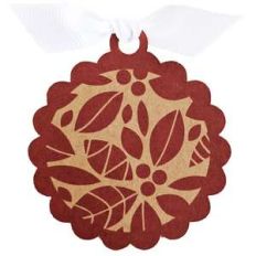 winter berry gift tag