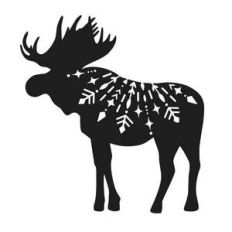 christmas moose