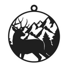 stag scene decoration