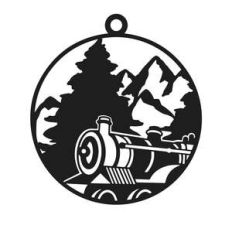 train scene decoration