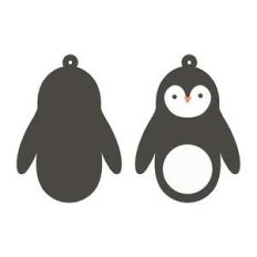 penguin photo ornament