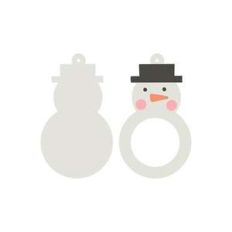 snowman photo ornament