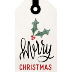 merry christmas tag