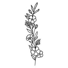 tall flower arrangement with leaves