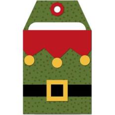 gift card holder tag elf
