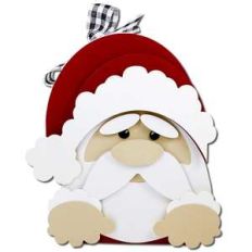 santa handle basket