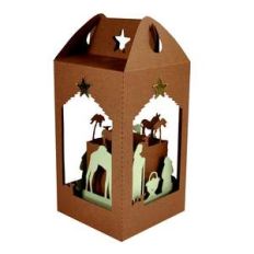 nativity filled lantern