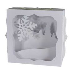 winter snow gift card box