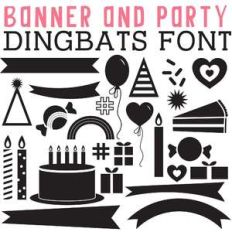 cg banner and party dingbats