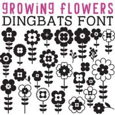 cg growing flowers dingbats
