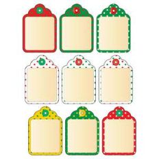 christmas polka dot tags