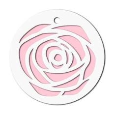rose gift tag