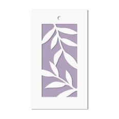 leaves gift tag