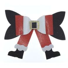santa feet bow