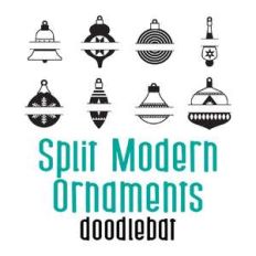 split modern ornaments doodlebat