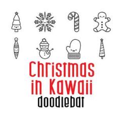 kawaii in christmas doodlebat