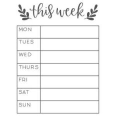 week calendar