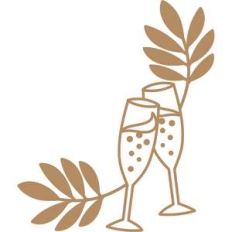 toasting the new year corner