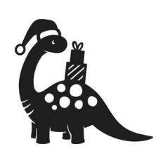 christmas dinosaur