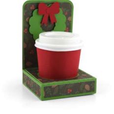 mini coffee cup holder wreath