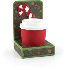 mini coffee cup holder candy cane