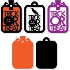'trick or treat' tags
