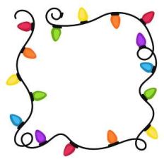 christmas light flourish