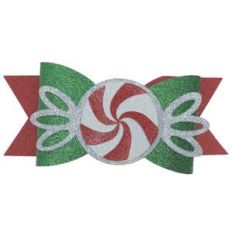peppermint candy bow