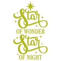 star of wonder star of night
