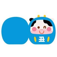 cow daruma card