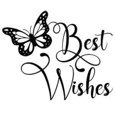 best wishes butterfly quote