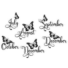 butterfly months - july to december