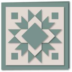 snowflake star quilt card