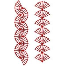 geometric fan borders
