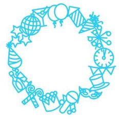 new year wreath