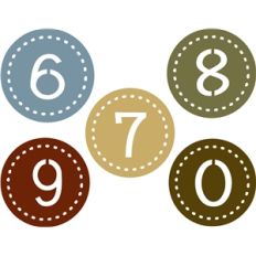 number circles, 6-0